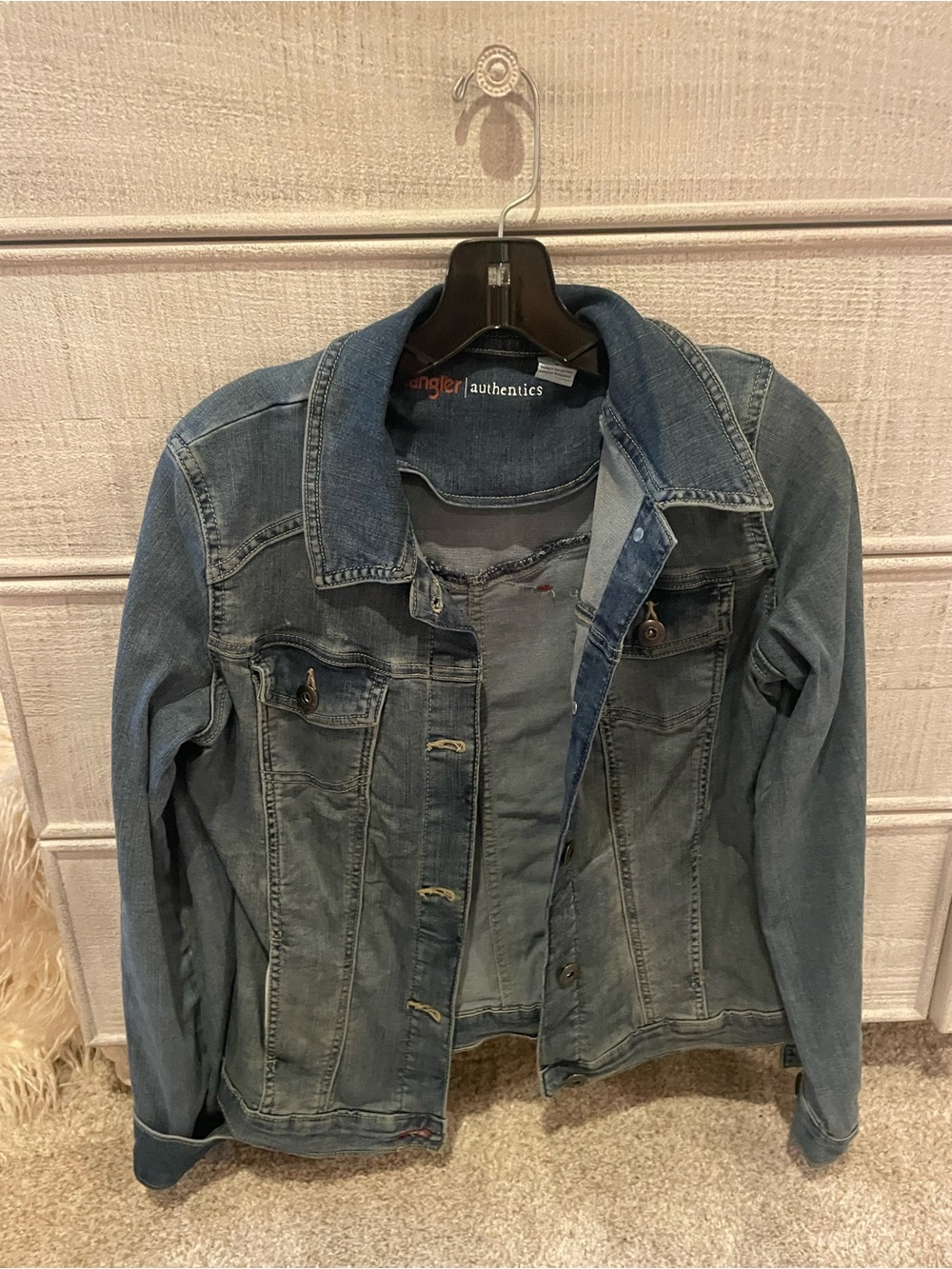Wrangler Authentics Dark Blue Denim Jacket